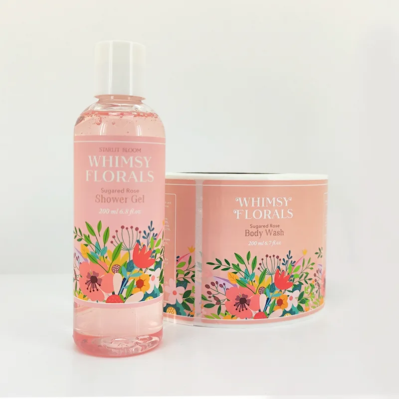 Label untuk botol kosmetik